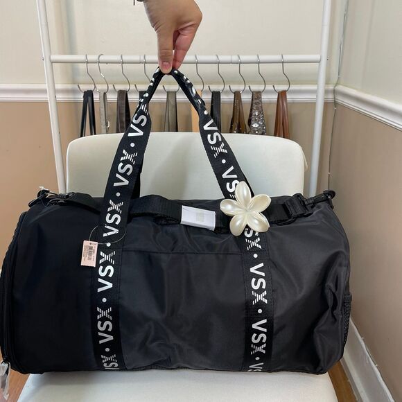 Victoria’s Secret Sport VSX Logo Travel Gym Crossbody Duffle Bag - Picture 7 of 12